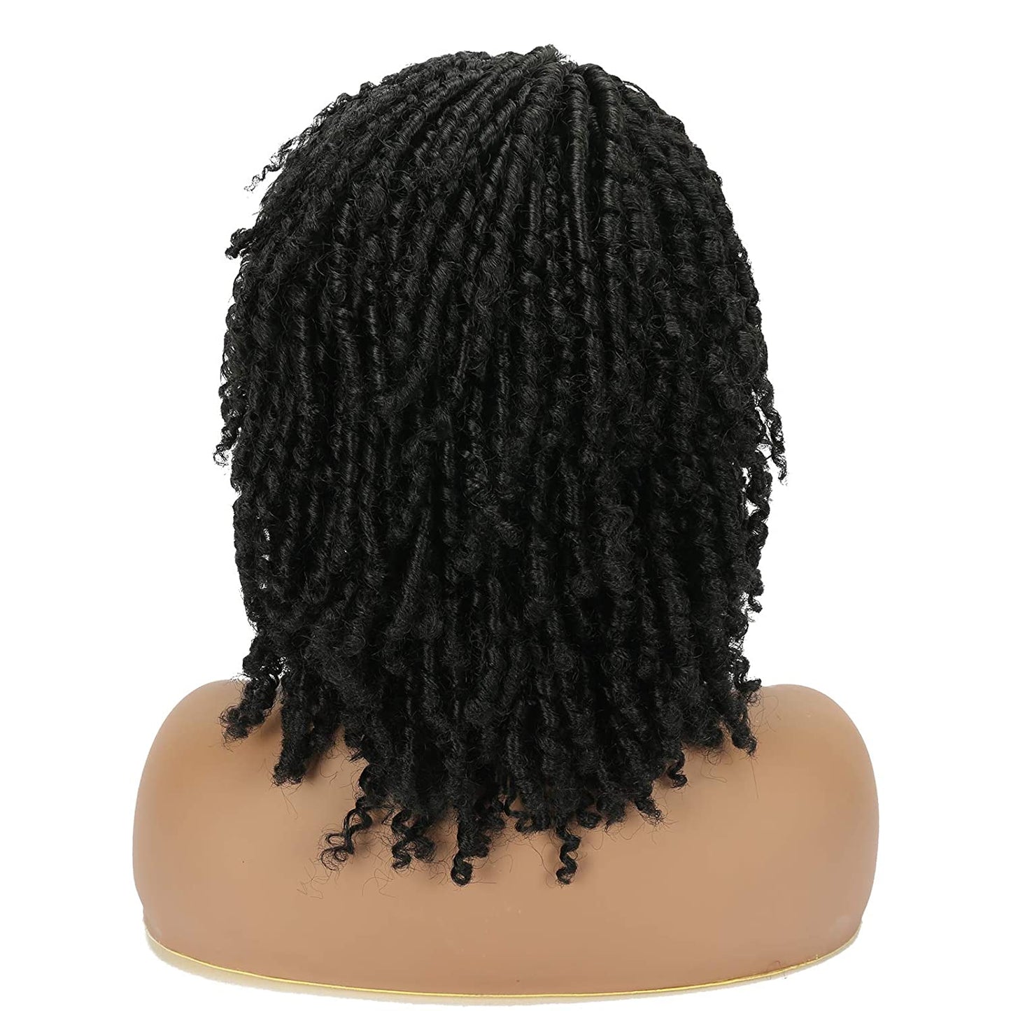 VCKOVCKO Dreadlock  Afro Short Curly Twist Braid Wig 6"(Color:1B#)