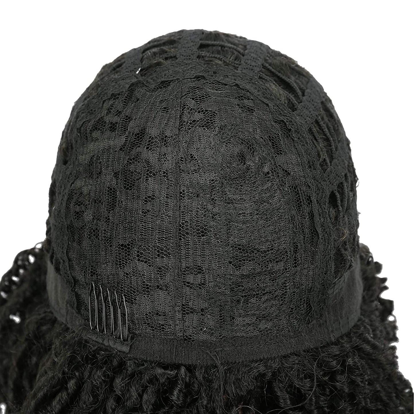 VCKOVCKO Dreadlock  Afro Short Curly Twist Braid Wig 6"(Color:1B#)